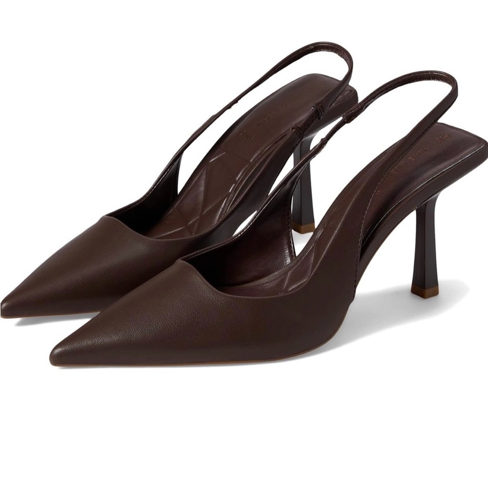 Anne Klein Chocolate Slingback Heels